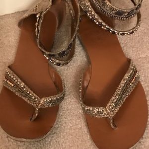 “I’m Just A Little Strapped” sandals